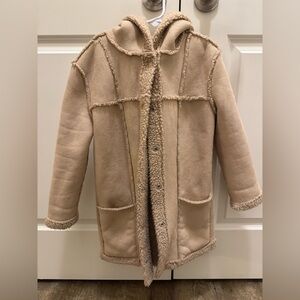 Suede fur jacket size 6x